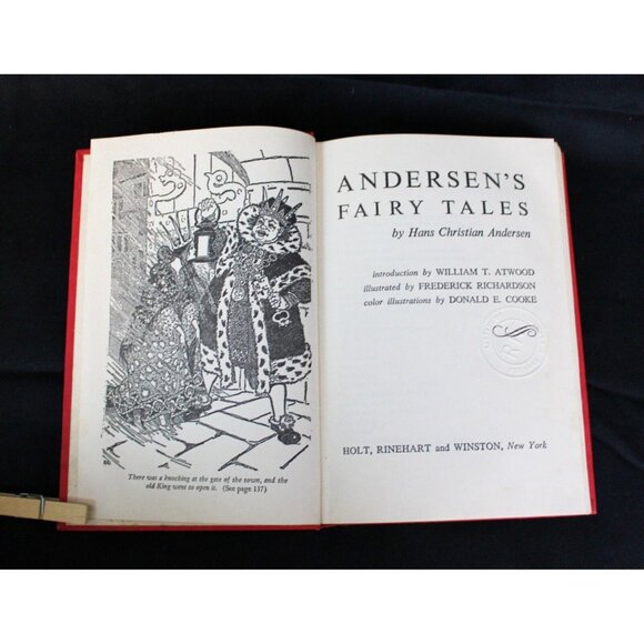 3 Pc 1961 Children's Classics Book Lot Alice in Wonderland Fairy Tales Robinson - Picture 12 of 12